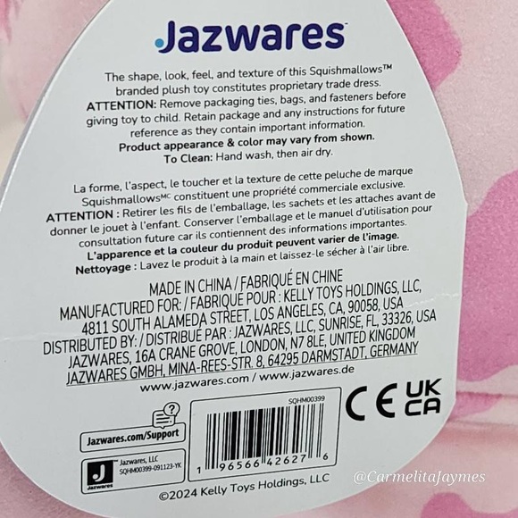 ❤️ MAGNIS 🐶 Pink Australian Shepard HugMee Vday Original Squishmallow- TAG BENT - Picture 8 of 8